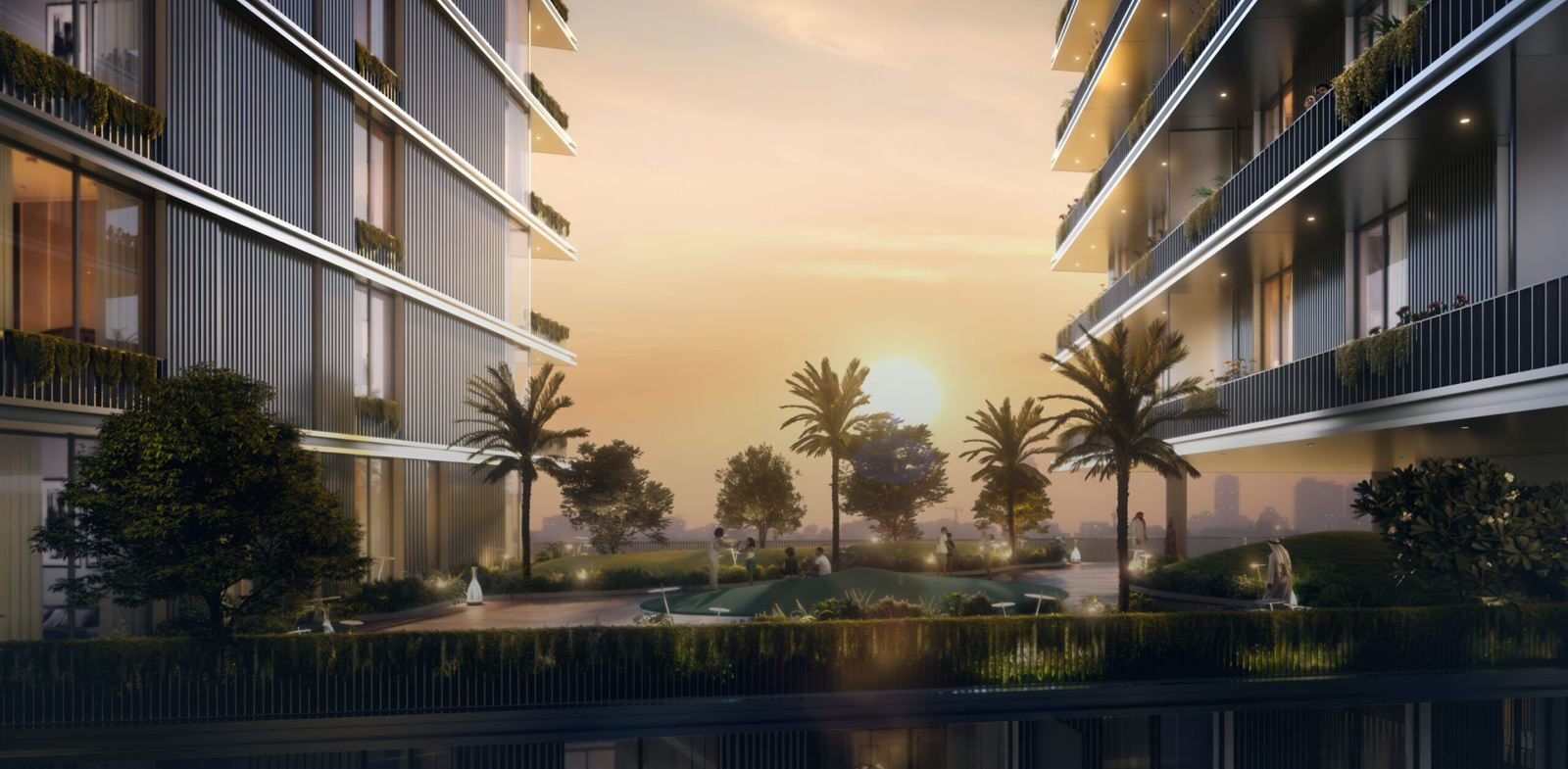 بالاس ريزيدنسز الممشى
